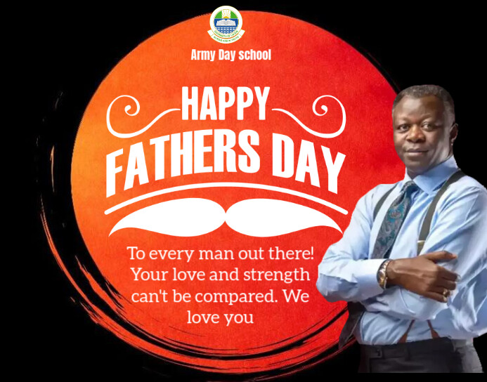 Black Joyful Father's Day  Poster/wallboard Plakat/tablica ścienna template