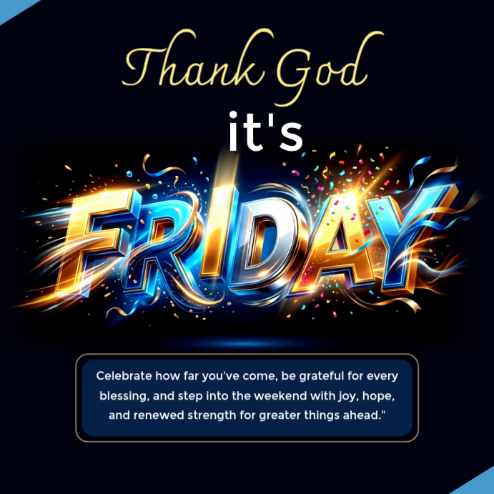 Friday Celebration Instagram Ad Template | PosterMyWall