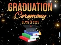 Black Joyful Graduation , Graduation Ceremony Video  Yard Sign ป้ายสนาม template