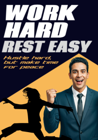 Black Joyful Grind Mindset  A1 template