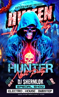Black Joyful Hallaoween Hunter Night Us Legal template