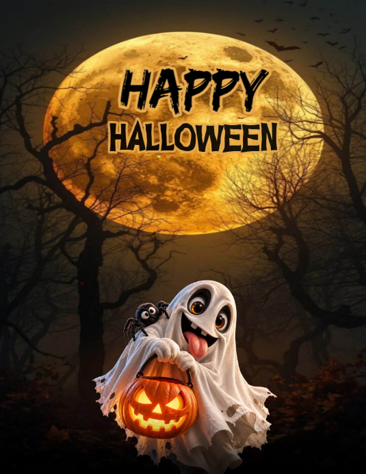 Black Halloween Flyers Template | PosterMyWall