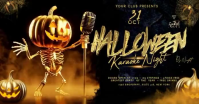 Sort Halloween Karaoke Night Facebook 共享图片 Template