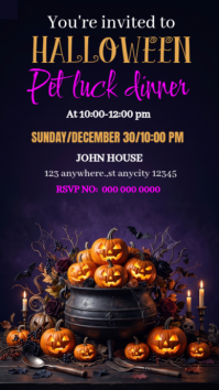 Nero Halloween Party История на Instagram Template