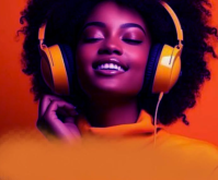 Black Joyful Happy New Week Medium Rectangle Video Средний прямоугольник template