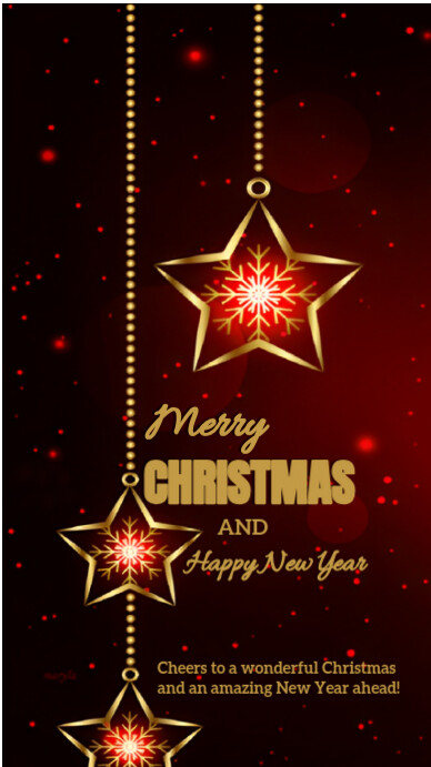 Copy of Black Joyful Instagram Story merry Christmas and new year ...