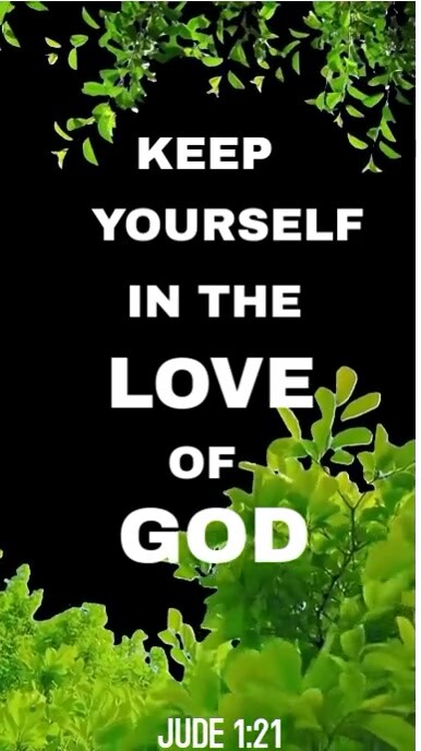 Black Joyful Keep Yourself In The Love Of God  Instagram Reel template