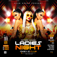 Black Ladies Night Event Instagram Post Template