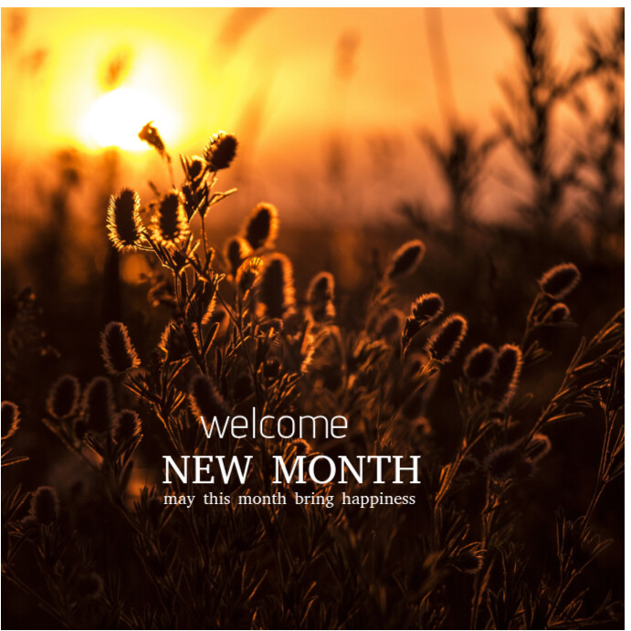 Black Joyful Minimalist Background Hello Instagram Post template