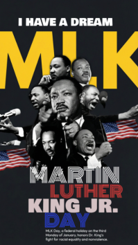 Black Joyful Mlk Day Instagram Story template