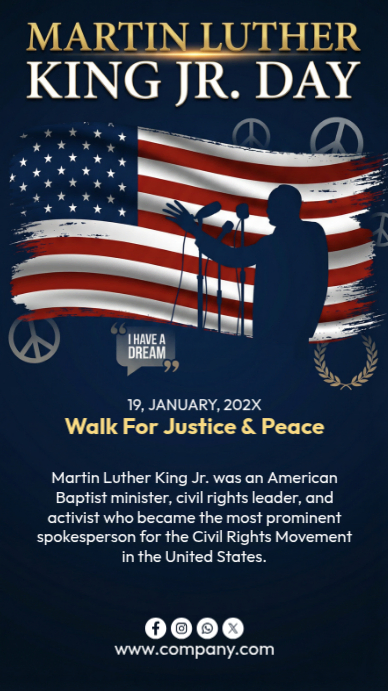 Black Joyful Mlk Day Instagram Story Template | PosterMyWall