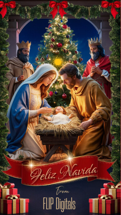 Black Joyful Nativity Scene - The Birth Of Jesus Christ Instagram Story ...