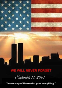 Black Joyful Never Forget  A4 template