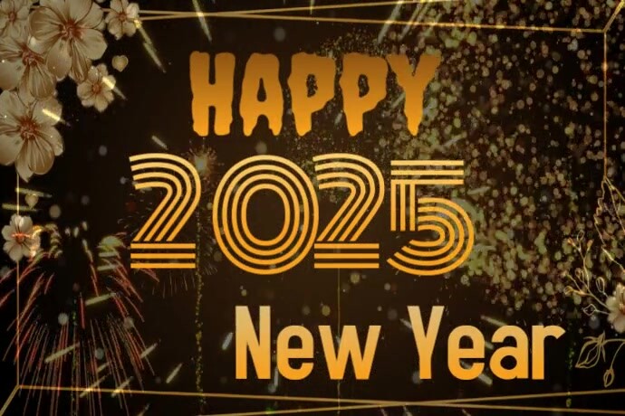 Black Joyful New Year Countdown Template, Countdown Template, Countdown Poster Template, Count Down Плакат
