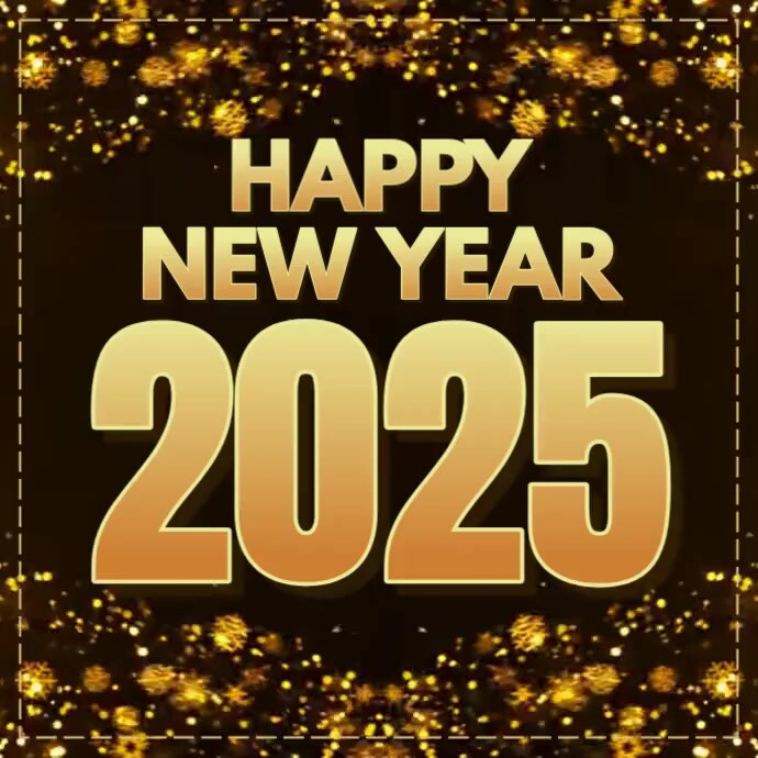 Copy of Black Joyful New Year Instagram Post | PosterMyWall