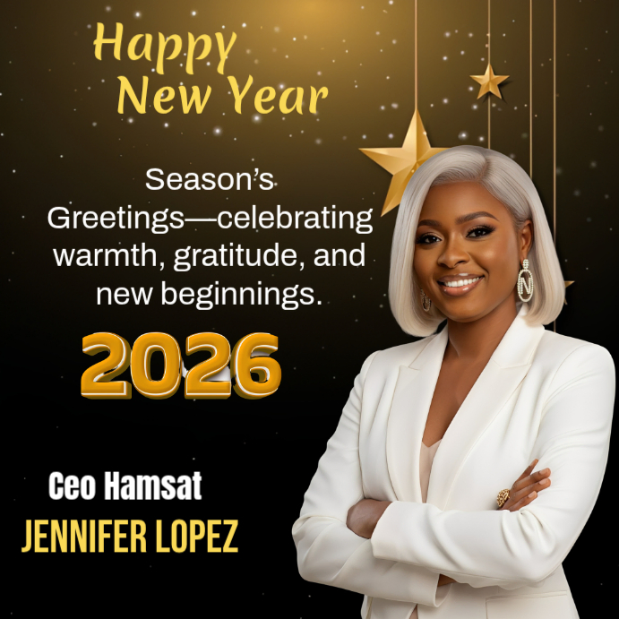 Plantilla de Black Joyful New Year Wishes Instagram Post | PosterMyWall