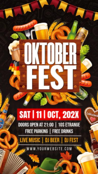 Sort Oktoberfest Celebration Instagram-Story Template