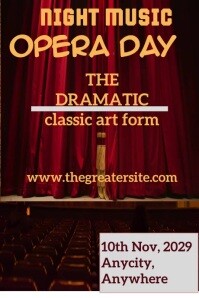 Example Poster For Opera Gala opera Template | PosterMyWall