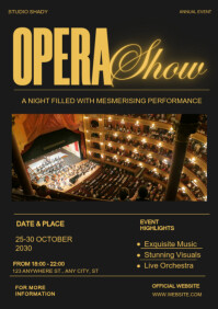 Example Poster For Opera Gala opera Template | PosterMyWall