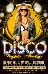 Black Joyful Party Tabloid template