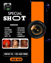 Black Joyful Photography Flyer  Instagram Portrait template