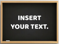 Noir Blank Chalkboard Presentation งานนำเสนอ Presentation Template