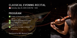 Black Joyful Recital Eventbrite Banner template