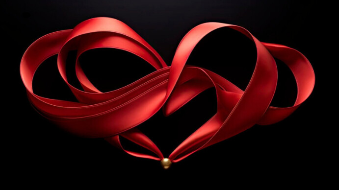 Black Joyful Ribbon Youtube Thumbnail Template | PosterMyWall