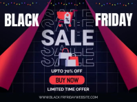 Black Joyful Sale , Black Friday Sale Yard Sign template