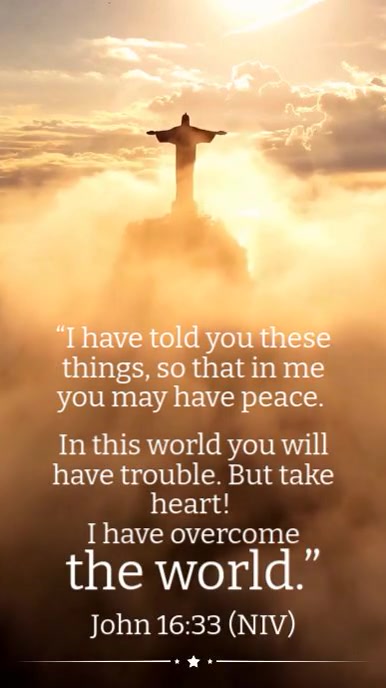 Black Joyful Scriptural Messages Instagram Reel template