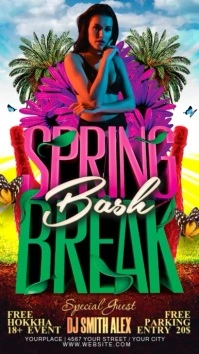 Black Joyful Spring Break Instagram Story template