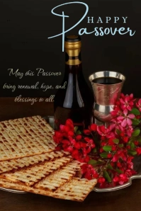 Black Joyful The Image Is A Passover Greeting Flyer  Pinterest Graphic template