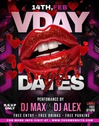 Black Joyful Valentines Poster Poster/wallboard Poster/pannello template