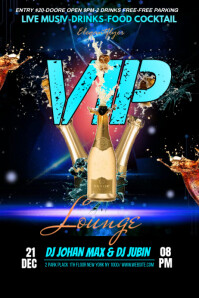 Design For Vip Poster party poster template | PosterMyWall