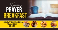 Black Joyful Women's Prayer Breakfast Faceboo Facebook Shared Image template