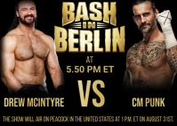 Black Joyful Wrestling Postcard template