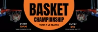Black Kolase Basketball Game Day Header Email Nagłówek wiadomości e-mail template