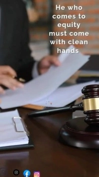 Black Legal Post  Instagram Reel template