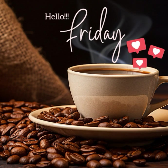 Black List-based , Friday Vibes Design Instagram Post template