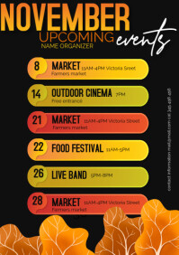Events List Creative event list Template | PosterMyWall