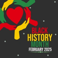 Black List-based Black History Month Instagram Post template