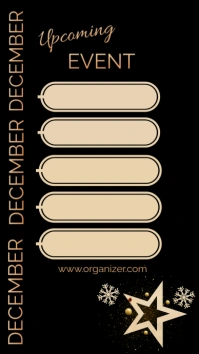 Black List-based Black White And Beige Instagram Story template