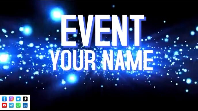 Black List-based Event  Digital Display (16:9) template