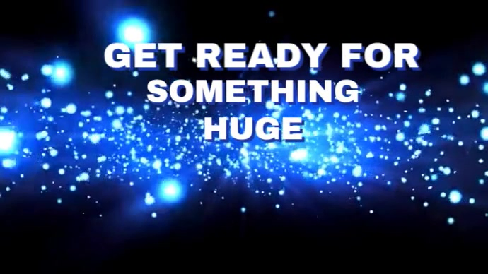 Black List-based Get Ready For Something Huge Digital Display (16:9) template