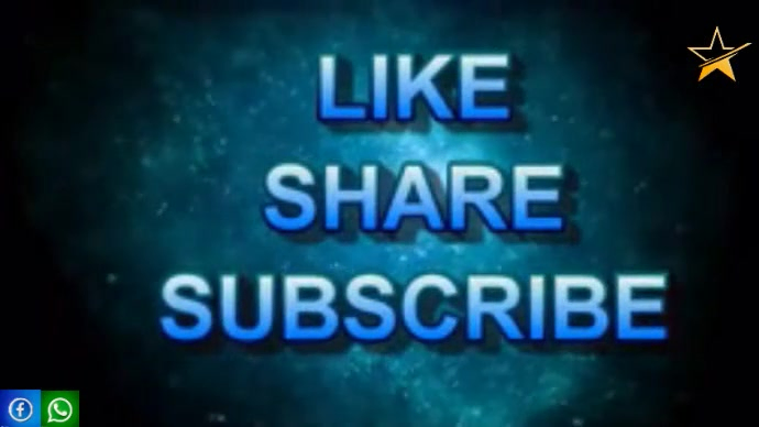 Black List-based Like Share Subscribe Digital Display (16:9) template