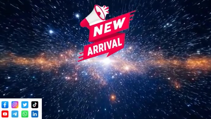 Black List-based New Arrival Digital Display (16:9) template