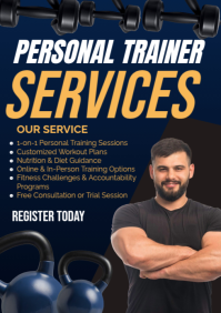 Black List-based Personal Trainer Services  A1 template