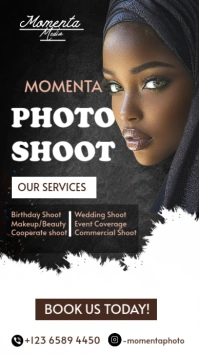 Black List-based Photo Shoot Poster Design  Instagram Story Instagram-verhaal template