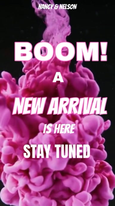 Black List-based Pink And Black Boom? A New Arrival Is Here.stay Tune Instagram Reel template