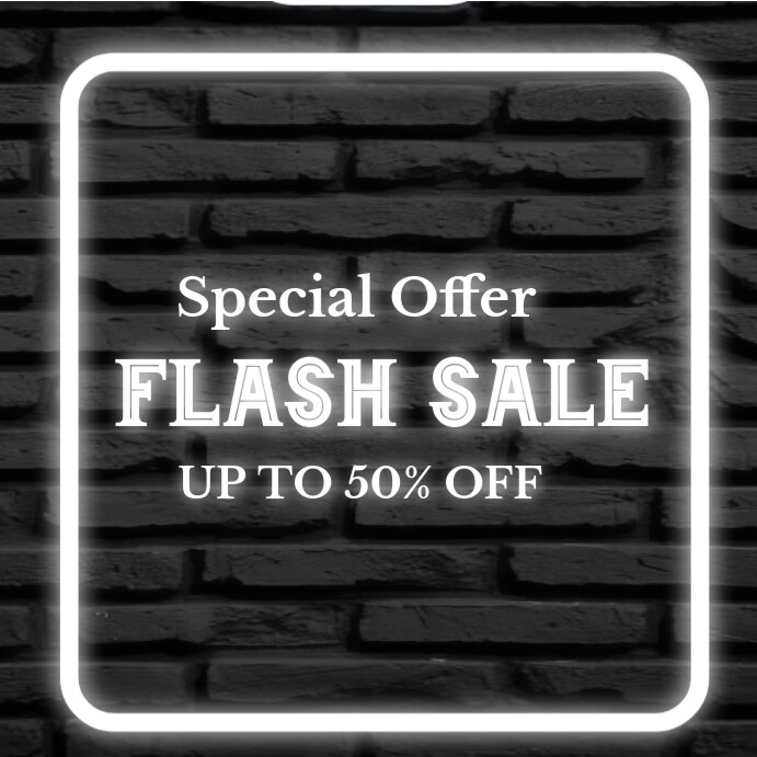 Black List-based Product Price Slash Instagram Post template